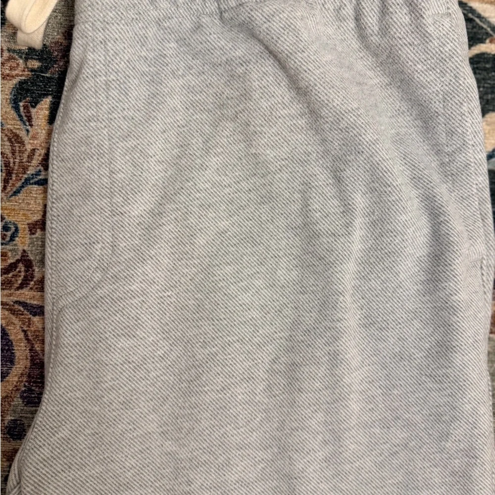 J. Crew men’s super soft jogger set pants & hoodie XL Heather gray